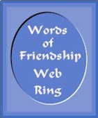 Words of Friendship Web Ring Graphic